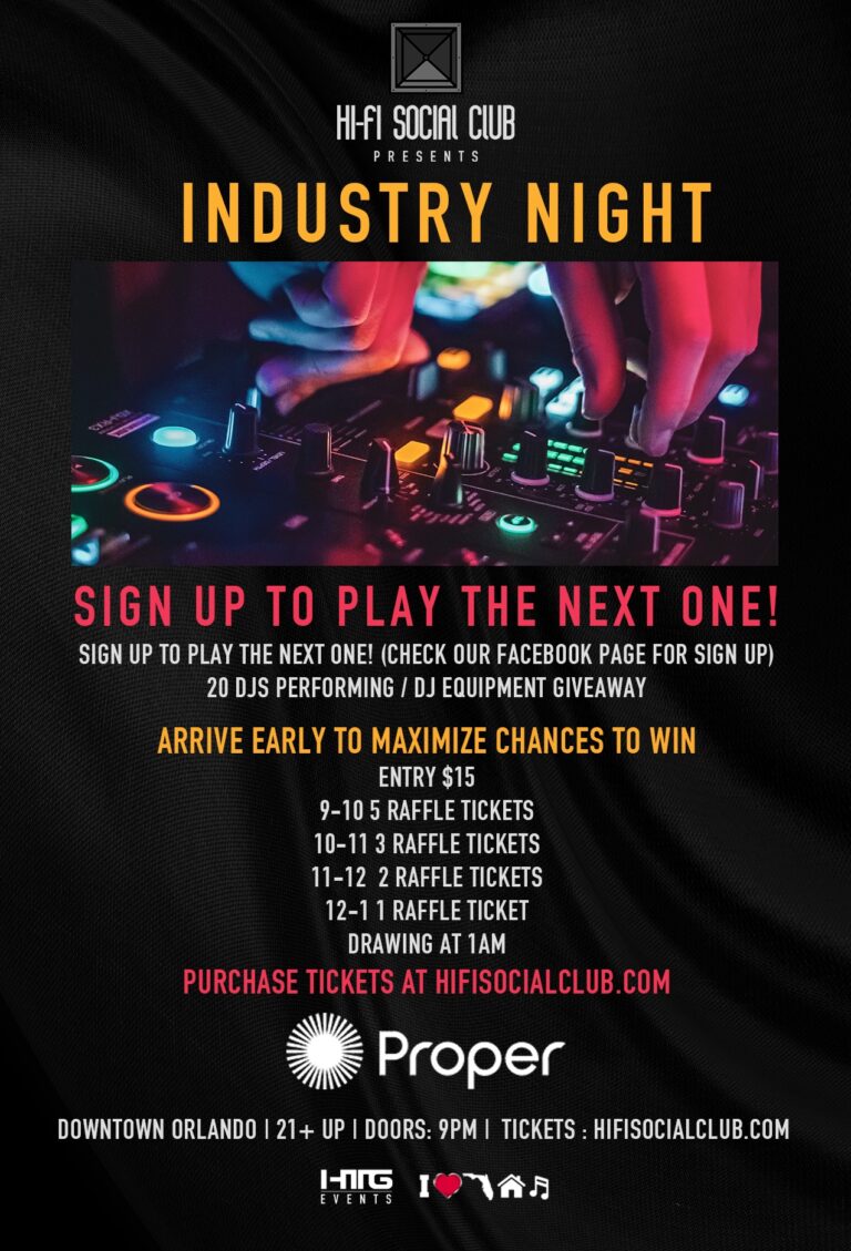 04/22/2025 - Industry Night & DJ Speaker Giveaway!